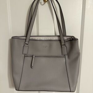 Kate Spade Light Gray Tote Bag